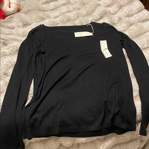A NEW DAY Black Long Sleeve Top